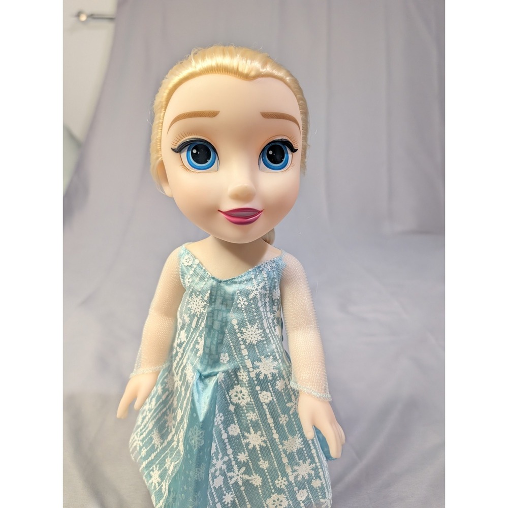 Disney Frozen Jakks 14'' Elsa Green Outfit & Long Braided Hair Doll - Picture 5 of 8